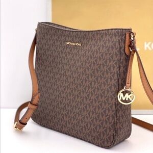 Michael Kors Messenger Crossbody Bag Brown